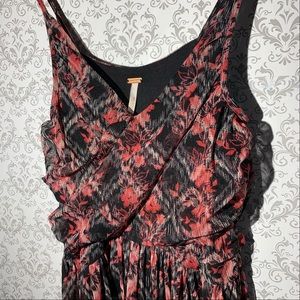 Free People Floral Chiffon Dress Small